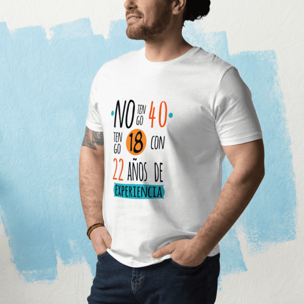 Polera Cumpleaños No tengo 40