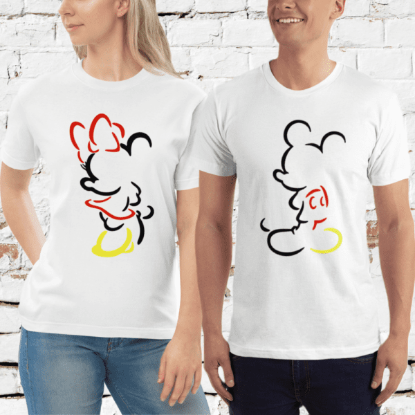 Polera para parejas "Minnie and Mickey" - Imagen 2