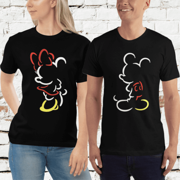 Polera para parejas "Minnie and Mickey"