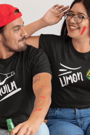 Polera para parejas Tequila y Limón