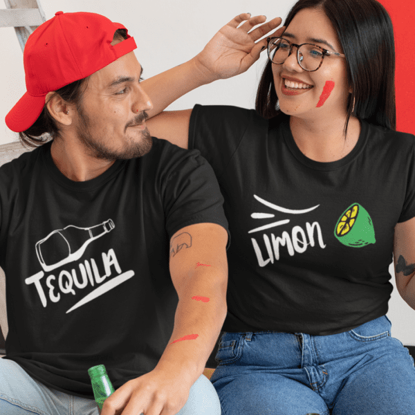 Polera para parejas Tequila y Limón