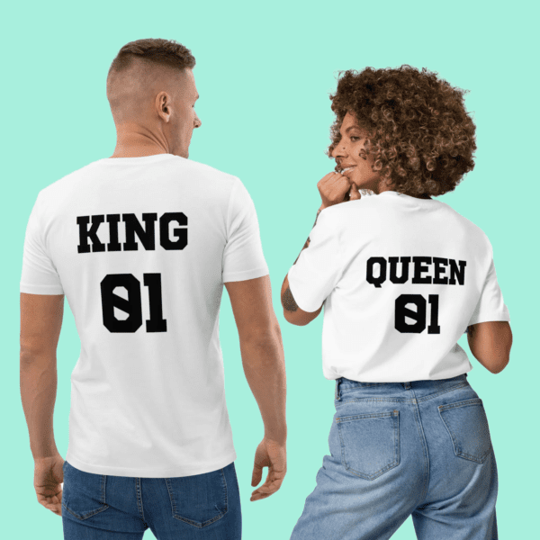 Poleras para parejas "King and Queen" - Imagen 2