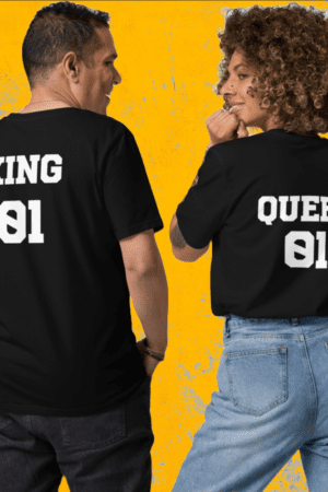 Poleras para parejas "King and Queen"