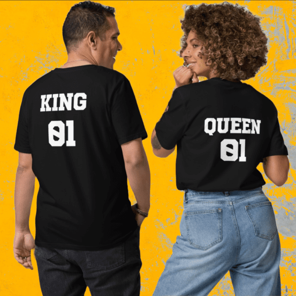 Poleras para parejas "King and Queen"