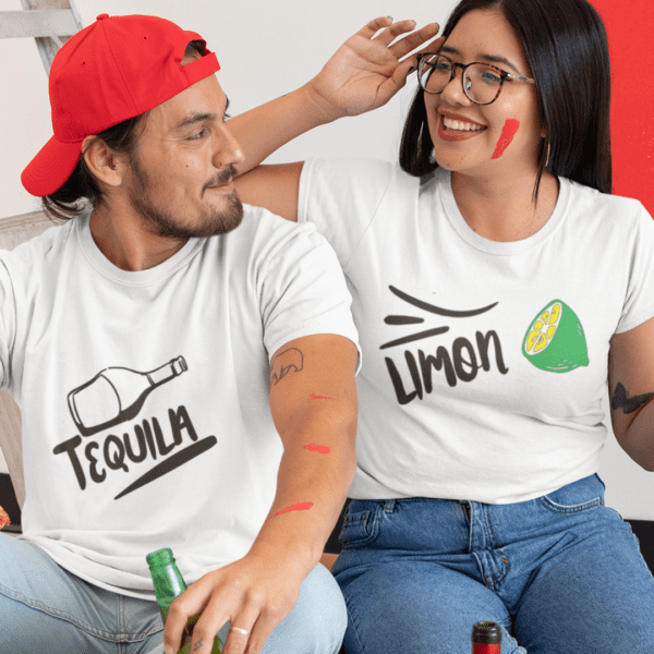Polera para parejas Tequila y Limón