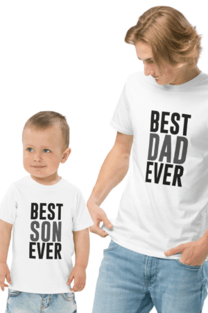 Polera Papá e Hijo Frase mejor papá e hijo