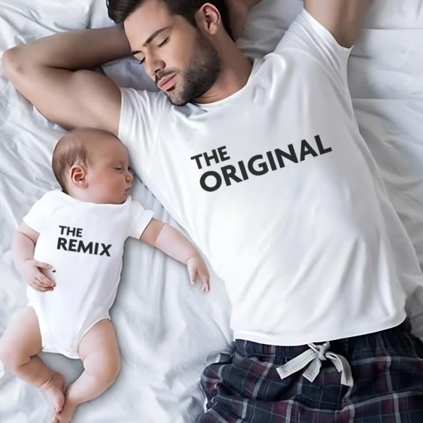 Polera padre e hij@ original y remix