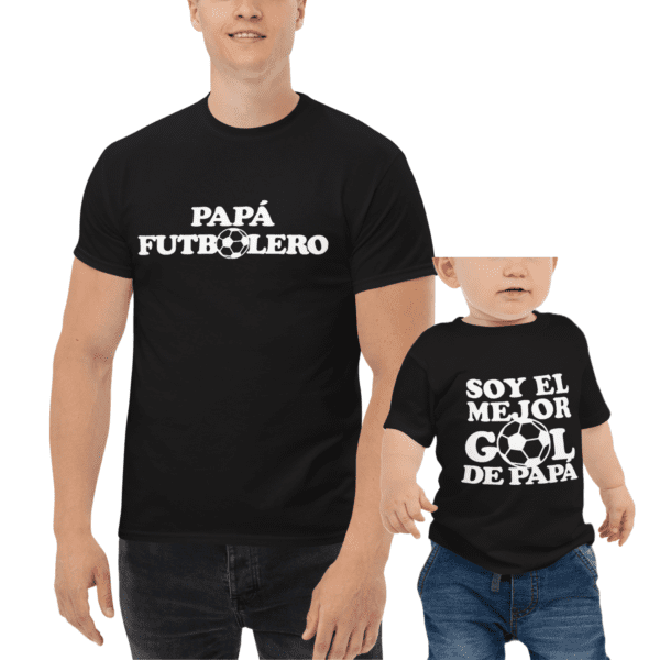 Polera para padre e hijo Futboleros