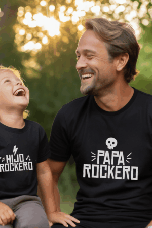 Poleras Padre e hijo Rockeros