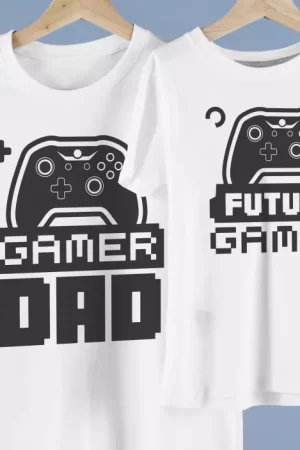 camiseta-polera padres-e-hijos-papa-e-hijo-jugadores-