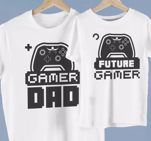 camiseta-polera padres-e-hijos-papa-e-hijo-jugadores-