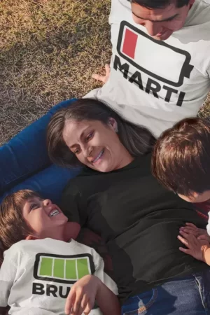 poleras padres sin pilas con nombre