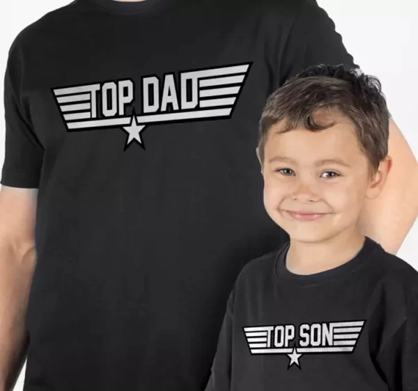 Polera para padre e hijo "Top papá e hijo" - Imagen 2