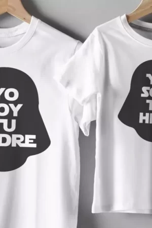 poleras para padres e hijos Soy tu padre soy tu hijo