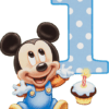 Polera mi Primer añito Mickey - Imagen 2