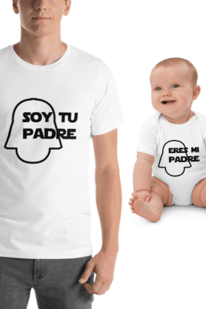 polera para padres e hijos Soy tu padre star wars