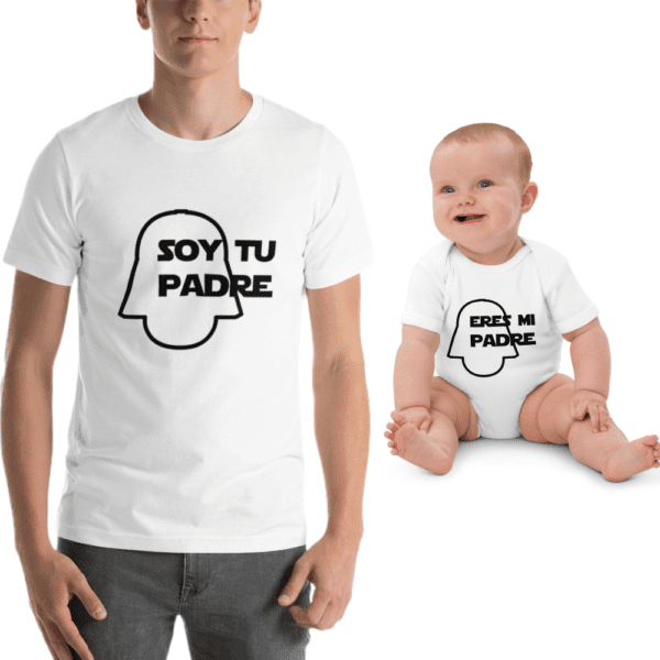 polera para padres e hijos Soy tu padre star wars