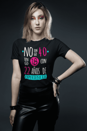 Polera "No tengo 40 años"