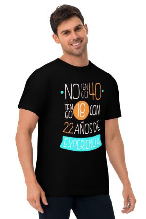 Polera de hombre "No tengo 40"