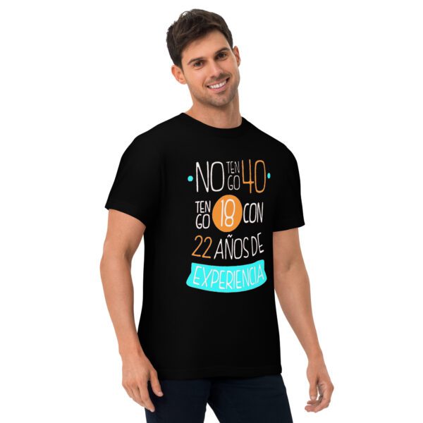 Polera de hombre "No tengo 40"