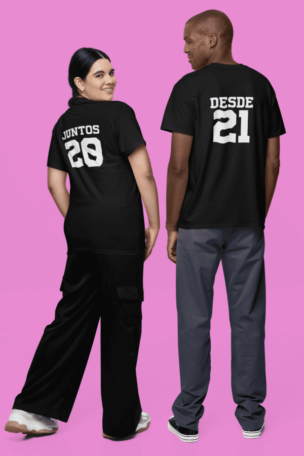 Polera para parejas Juntos desde
