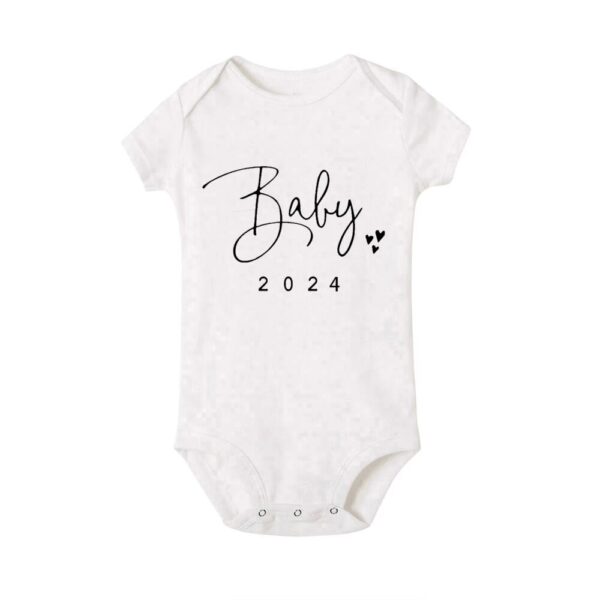 Body para bebé recién nacido, de revelación de embarazo, 2024 - Imagen 5