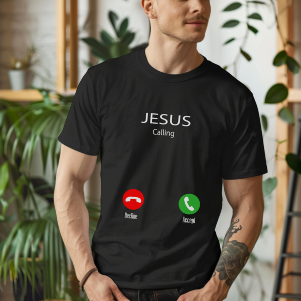 Poleras Cristianas Jesús esta llamando