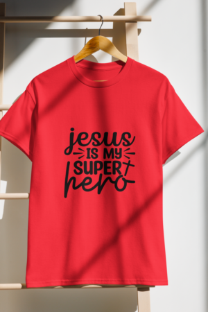 Poleras Cristianas Jesús is my Hero 1