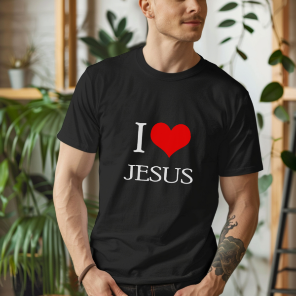 Poleras cristianas I Love Jesús
