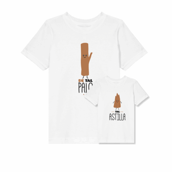 Poleras para Papá e hij@ de tal palo tal astilla