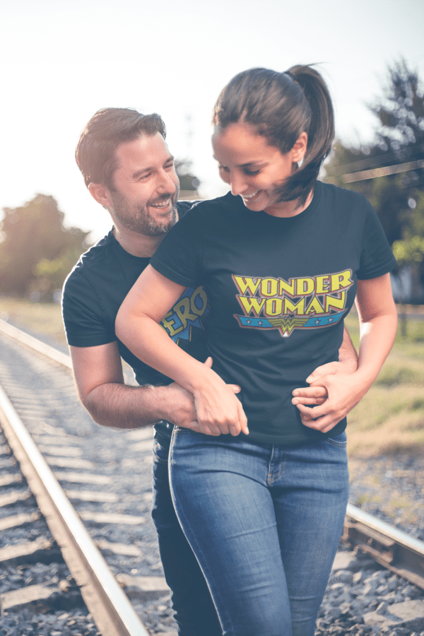 Poleras para Parejas Hero - Wonder Woman