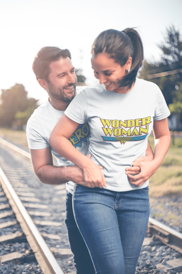 Poleras para Parejas Hero - Wonder Woman