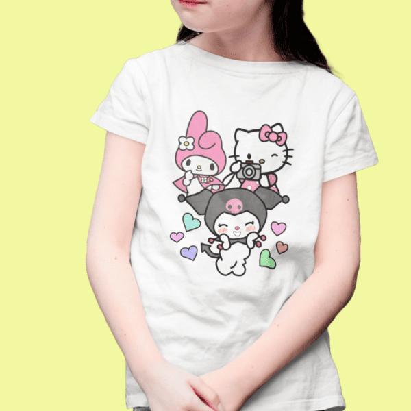 Polera Hello kitty, Kuromi y melody - Imagen 2