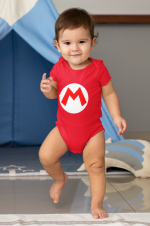 Body de Bebé M de Mario Bros