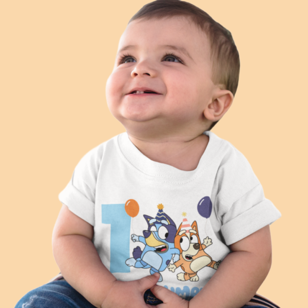 Polera Bluey Feliz Cumple