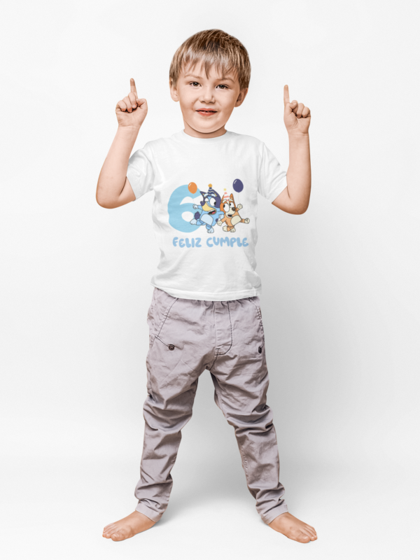 Polera Bluey Feliz Cumple - Imagen 6