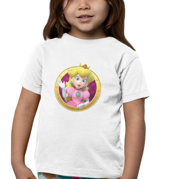Polera Estampada Princesa Peach