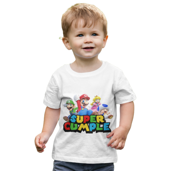 Polera de Mario Bros 3D Super Cumple - Imagen 6