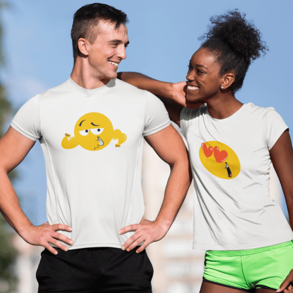 Polera para Parejas La Fuerza del Amor