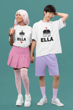 Polera para Parejas Loco por Ella