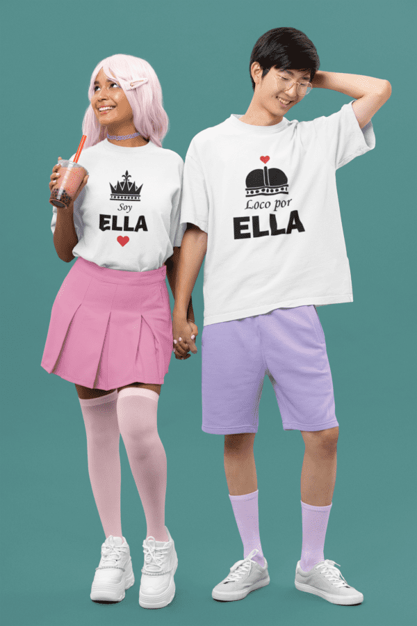 Polera para Parejas Loco por Ella