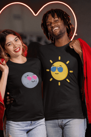 Polera para Parejas Mi Luna - Mi Sol