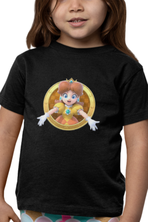 Polera Estampada Princesa Daisy, Peach