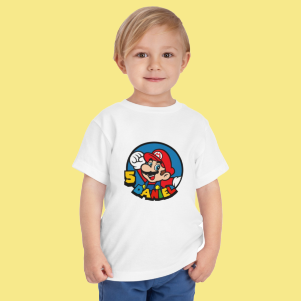 polera de mario bros con nombre