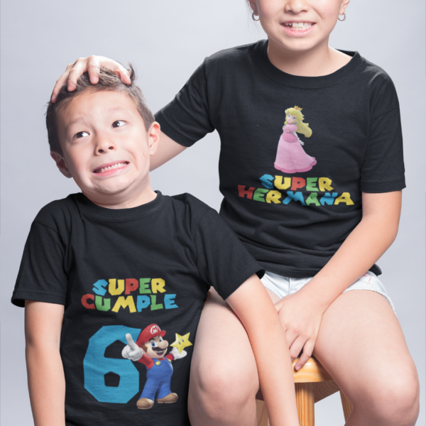 polera de mario bros super hermana