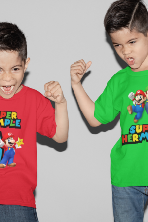 polera de mario bros super hermano