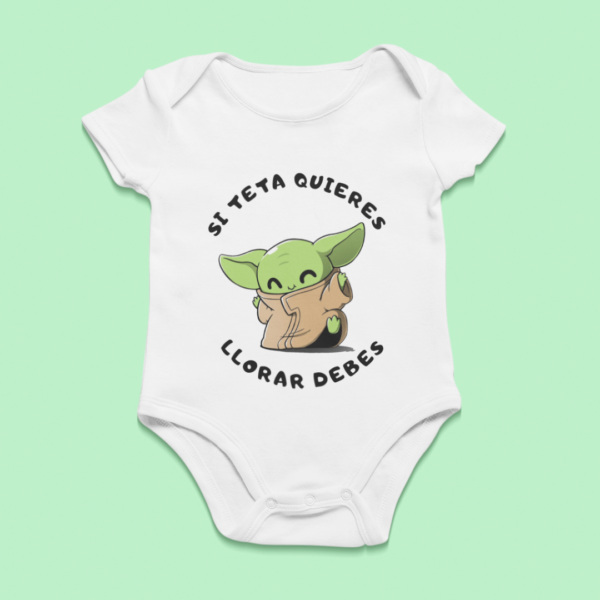 Body Cumple Mes Bebé Baby Yoda
