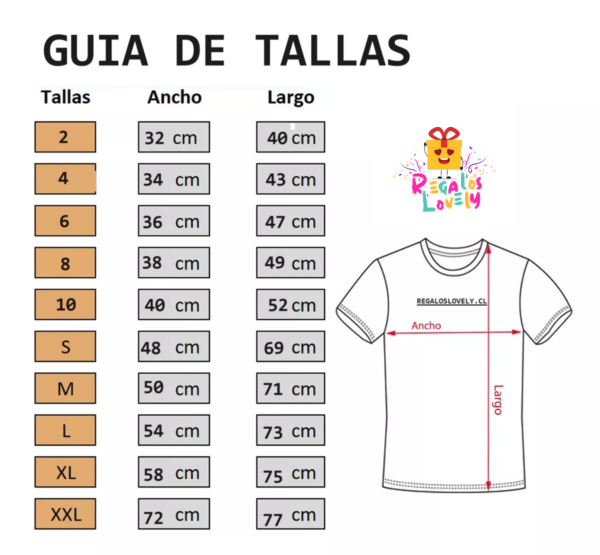guia de tallas