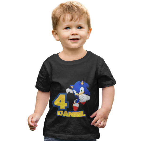 Polera personalizada Sonic