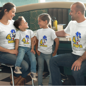 Polera personalizada Sonic